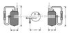 AVA QUALITY COOLING FDD349 Dryer, air conditioning